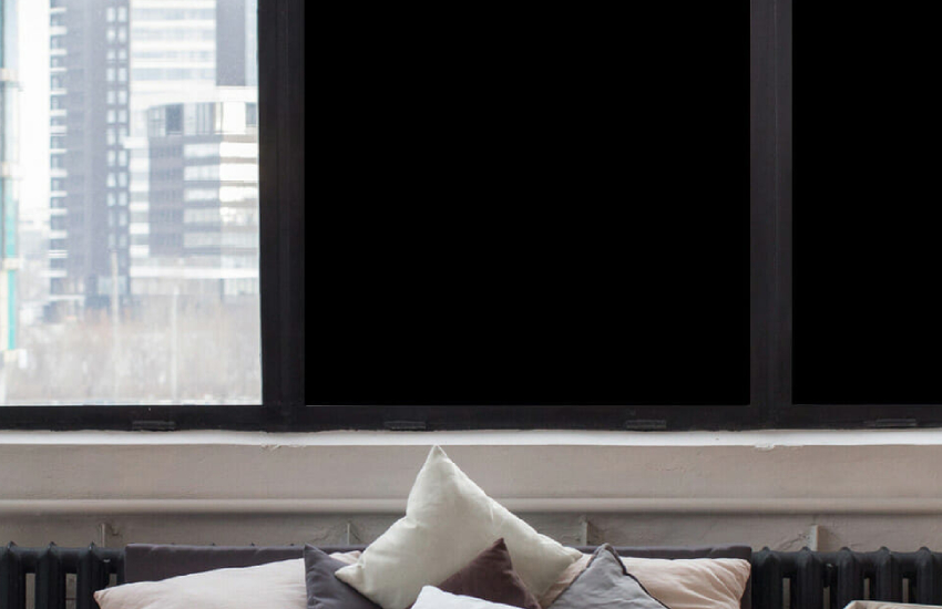 Blackout window film