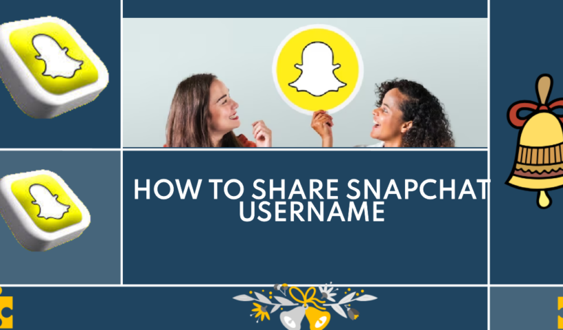 how to share snapchat username