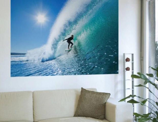 peel stick wallpaper printing