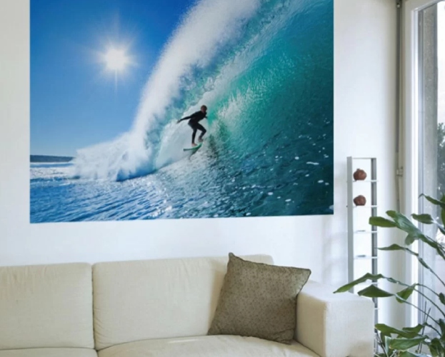 peel stick wallpaper printing