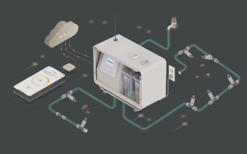 mosquito spray system