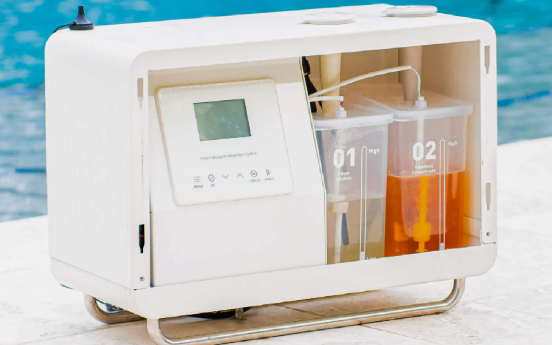 mosquito spray system