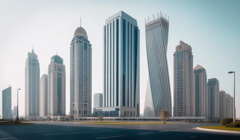 Modern commercial building representing facility management services in Dubai with professional maintenance and management