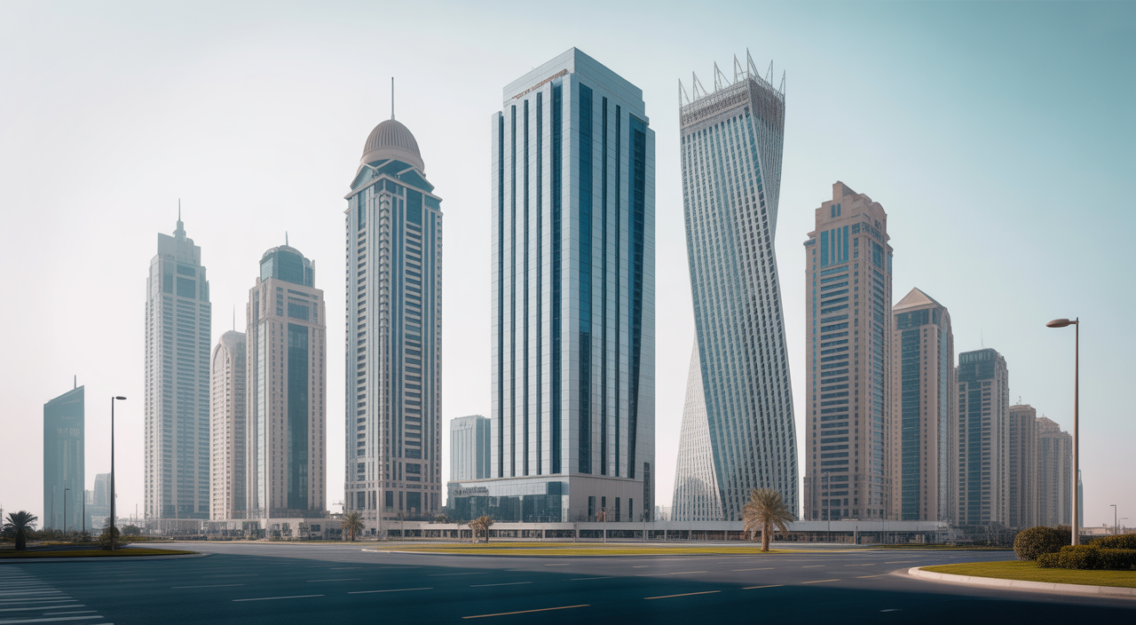 Modern commercial building representing facility management services in Dubai with professional maintenance and management